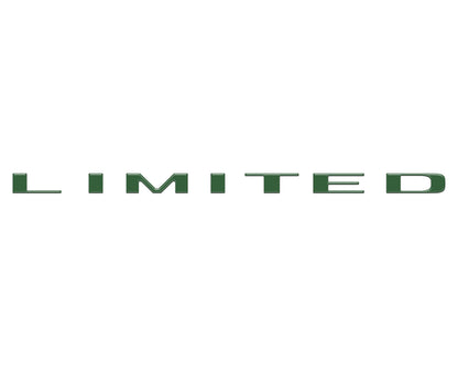 Limited Tailgate Emblem Letter Overlays Fits 2025-2027 Ram 1500/2500/3500