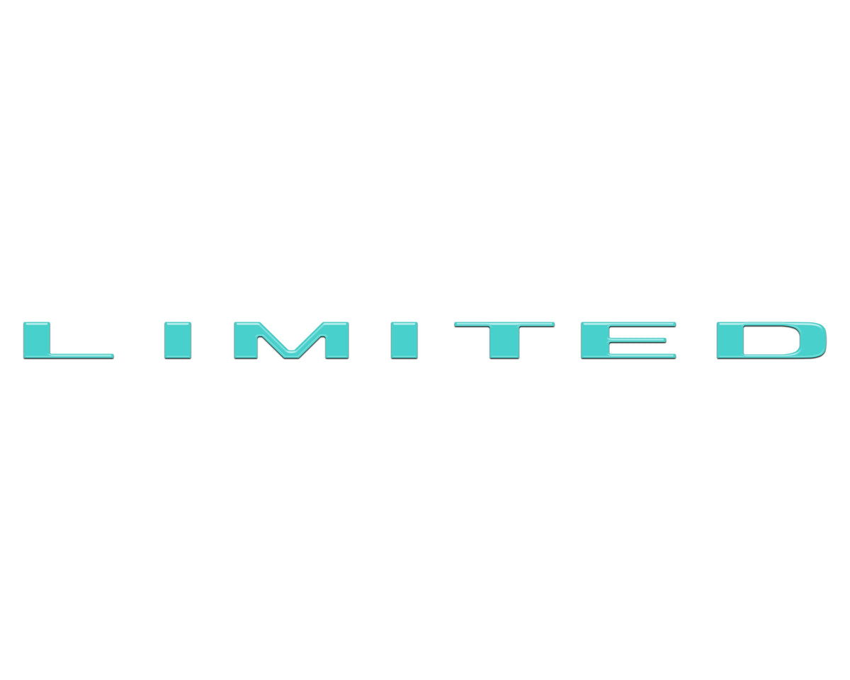 Limited Tailgate Emblem Letter Overlays Fits 2025-2027 Ram 1500/2500/3500