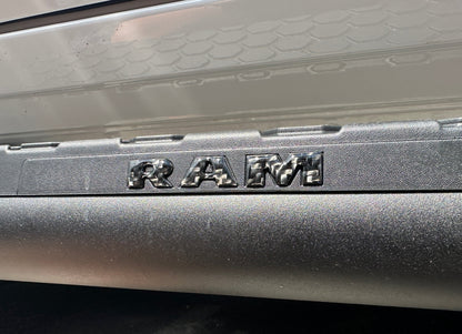 Base Model Running Board Letter Inserts Fits 2025-2027 Ram 1500/2500/3500