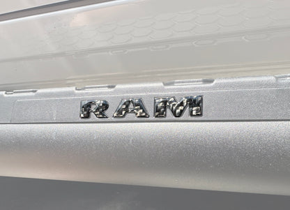 Base Model Running Board Letter Inserts Fits 2025-2027 Ram 1500/2500/3500