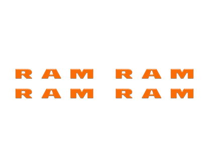 Base Model Running Board Letter Inserts Fits 2025-2027 Ram 1500/2500/3500