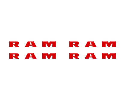 Base Model Running Board Letter Inserts Fits 2025-2027 Ram 1500/2500/3500