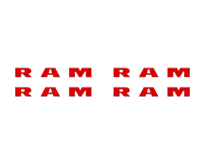 Base Model Running Board Letter Inserts Fits 2025-2027 Ram 1500/2500/3500