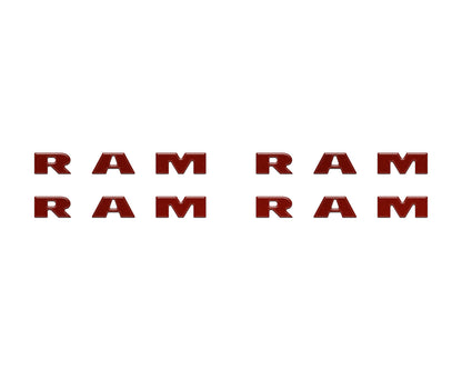 Base Model Running Board Letter Inserts Fits 2025-2027 Ram 1500/2500/3500