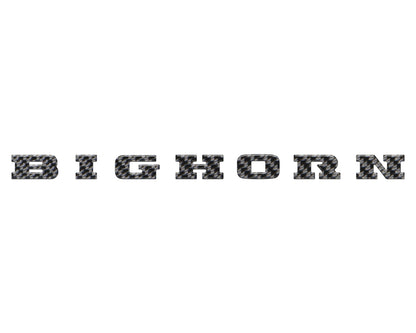 Bighorn Tailgate Emblem Letter Inserts Fits 2025-2027 Ram 1500/2500/3500