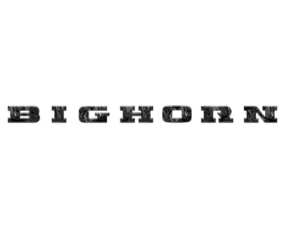 Bighorn Tailgate Emblem Letter Inserts Fits 2025-2027 Ram 1500/2500/3500