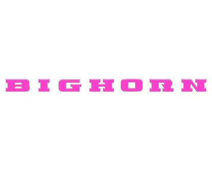 Bighorn Tailgate Emblem Letter Inserts Fits 2025-2027 Ram 1500/2500/3500