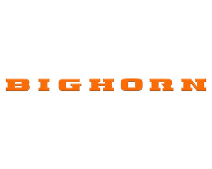 Bighorn Tailgate Emblem Letter Inserts Fits 2025-2027 Ram 1500/2500/3500