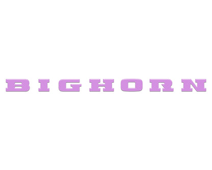 Bighorn Tailgate Emblem Letter Inserts Fits 2025-2027 Ram 1500/2500/3500