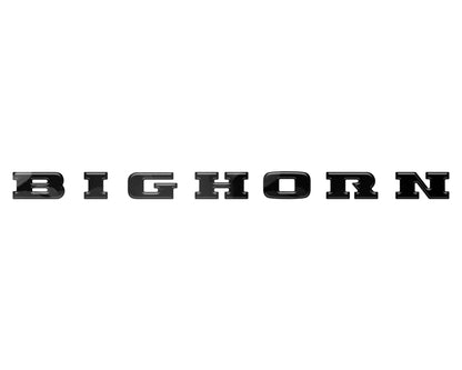 Bighorn Tailgate Emblem Letter Inserts Fits 2025-2027 Ram 1500/2500/3500