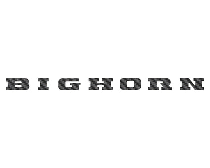 Bighorn Tailgate Emblem Letter Inserts Fits 2025-2027 Ram 1500/2500/3500