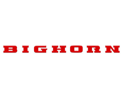 Bighorn Tailgate Emblem Letter Inserts Fits 2025-2027 Ram 1500/2500/3500