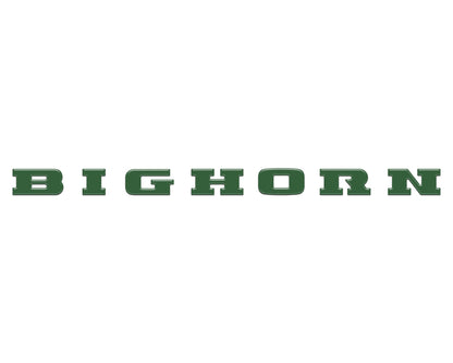Bighorn Tailgate Emblem Letter Inserts Fits 2025-2027 Ram 1500/2500/3500