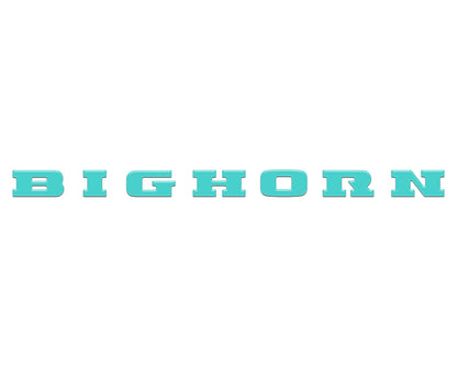 Bighorn Tailgate Emblem Letter Inserts Fits 2025-2027 Ram 1500/2500/3500
