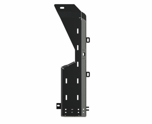 Exhaust Skid Plate | 20+ JT - 1/4" 5052 Aluminum - Raw Metal