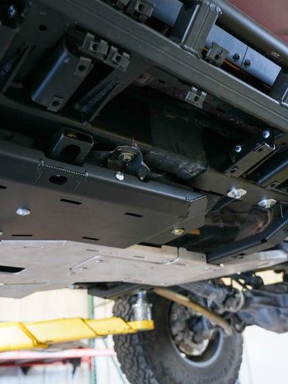 Fuel Tank Skid Plate | 20+ JT - 3/16" Steel - Black Powdercoat