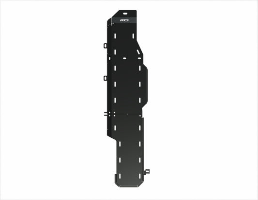 Fuel Tank Skid Plate | 20+ JT - 1/4" 5052 Aluminum - Black Powdercoat
