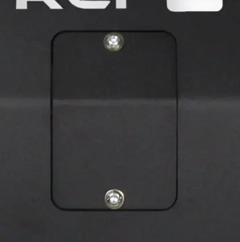 Engine Skid Plate Replacement Oil Filter Access Door - 10-24 4Runner (non-KDSS), 05-23 Tacoma, 07-21 Tundra, 10+ FJ, 08-22 Sequoia (Steel, Black Powdercoat)