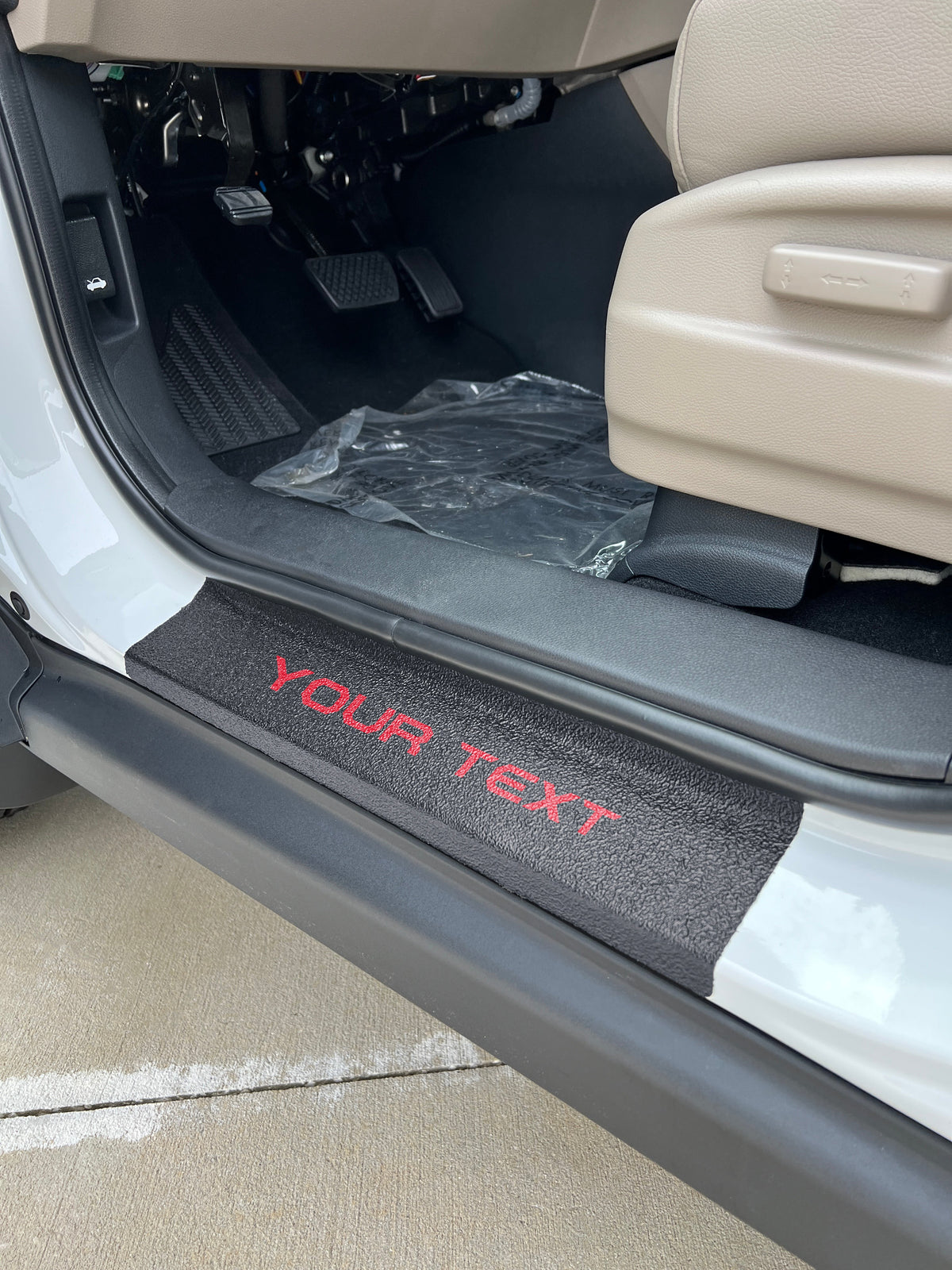 Textured Door Sill Protection Overlays Fits 2017-2027 Honda Ridgeline