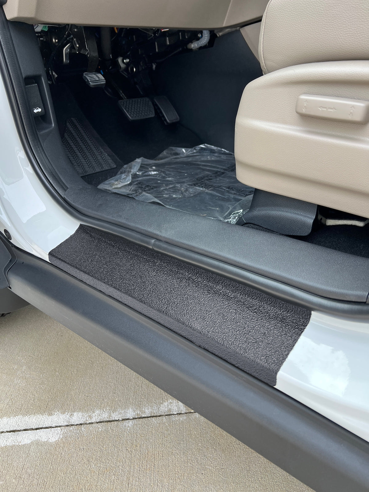 Textured Door Sill Protection Overlays Fits 2017-2027 Honda Ridgeline