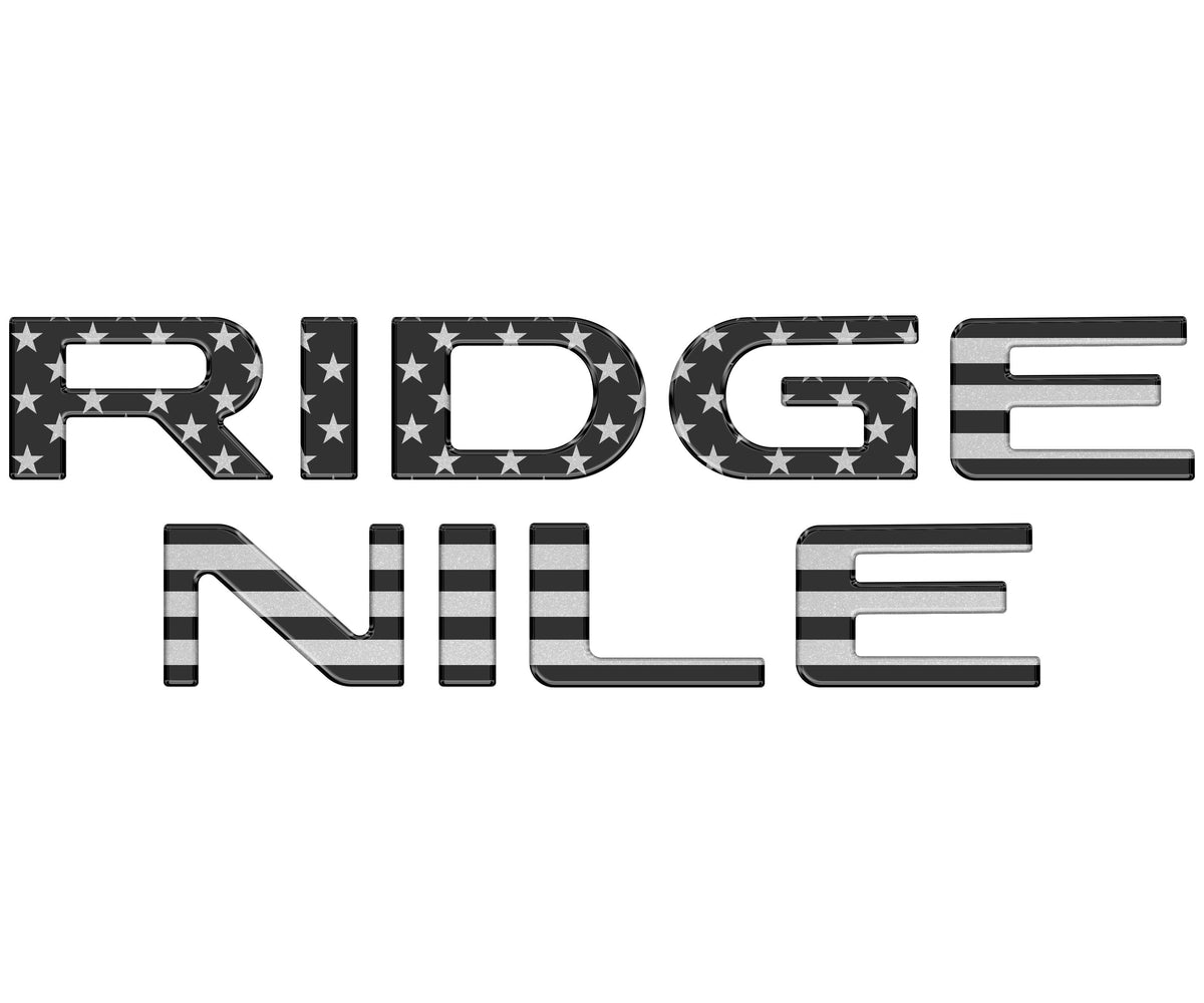 Tailgate Letter Inserts Fits 2024-2027 Honda Ridgeline
