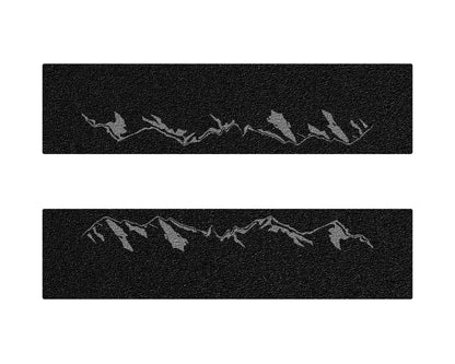 Textured Front Door Sill Overlays Fits 2022-2027 Rivian R1T & R1S