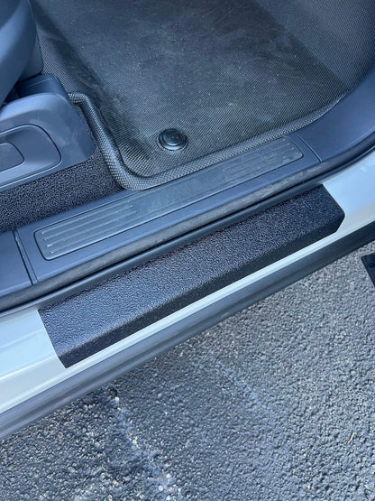 Textured Front Door Sill Overlays Fits 2022-2027 Rivian R1T & R1S