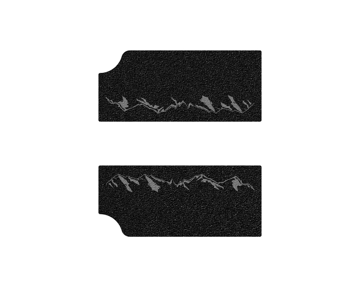 Textured Front Door Sill Overlays Fits 2022-2027 Rivian R1T & R1S