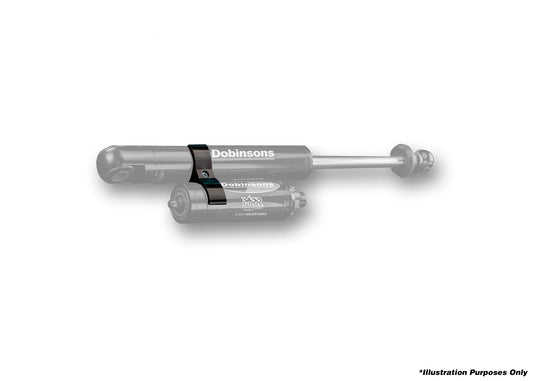 DOBINSONS PIGGY BACK MOUNTS FOR MRA SHOCKS (LARGER SEPARATION) (PAIR)  -  RM66-040