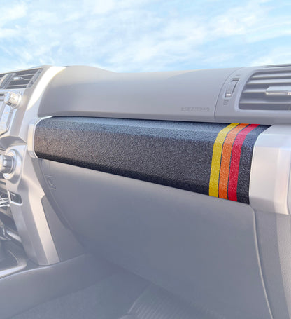Textured Glove Box Bar Overlay Fits 2010-2024 Toyota 4Runner