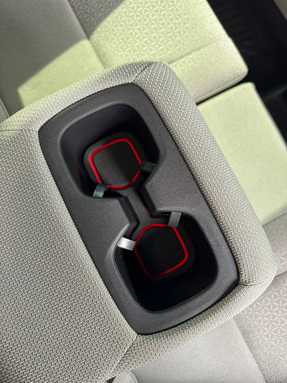 Rear Seat Cupholder Foam Inserts Fits 2025-2027 Toyota 4runner