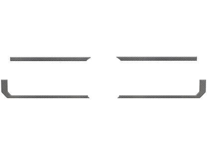Front Grille Line Accent Trim Fits 2025-2027 Toyota 4Runner
