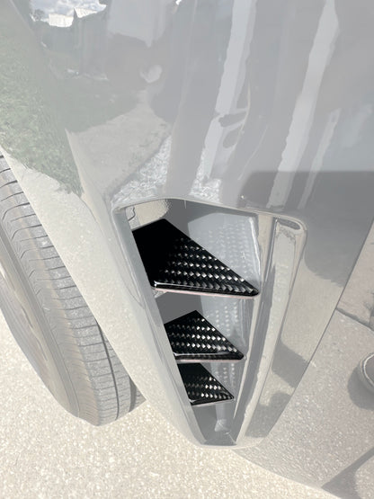 Front Fender Flare Vents Overlays Fits 2025-2027 Toyota 4Runner