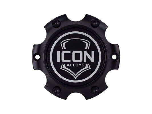 Center Cap With Embossed Logo For W/6 X 135 Bolt Pattern, ICON Alloys