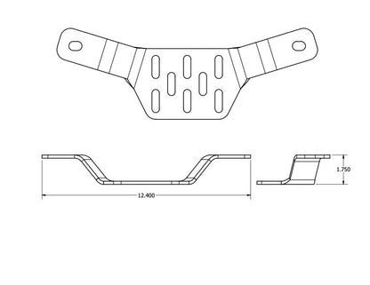 Overland Kitted Raised Boomerang MAXTRAX Mount