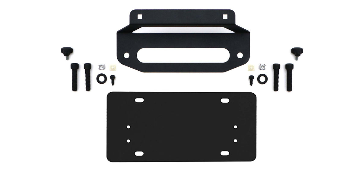 AEV Ram HD Hawse Fairlead License Plate Bracket