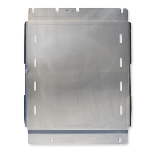 Transmission Skid Plate with x-members | 24+Ranger / 21+Bronco 2.7L - 1/4" 5052 Aluminum - Raw Metal