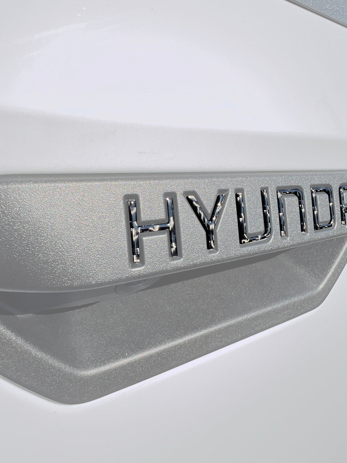 Tailgate Handle Letter Inserts Fits 2022-2027 Hyundai Santa Cruz