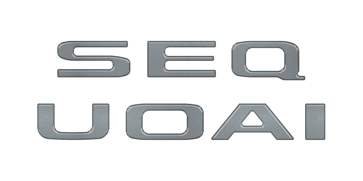 Rear Hatch Letter Overlays Fits 2023-2027 Toyota Sequoia