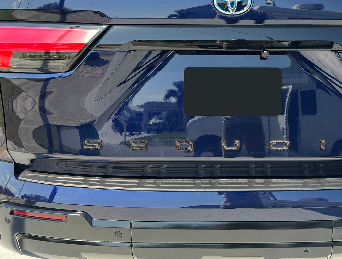 Rear Hatch Letter Overlays Fits 2023-2027 Toyota Sequoia