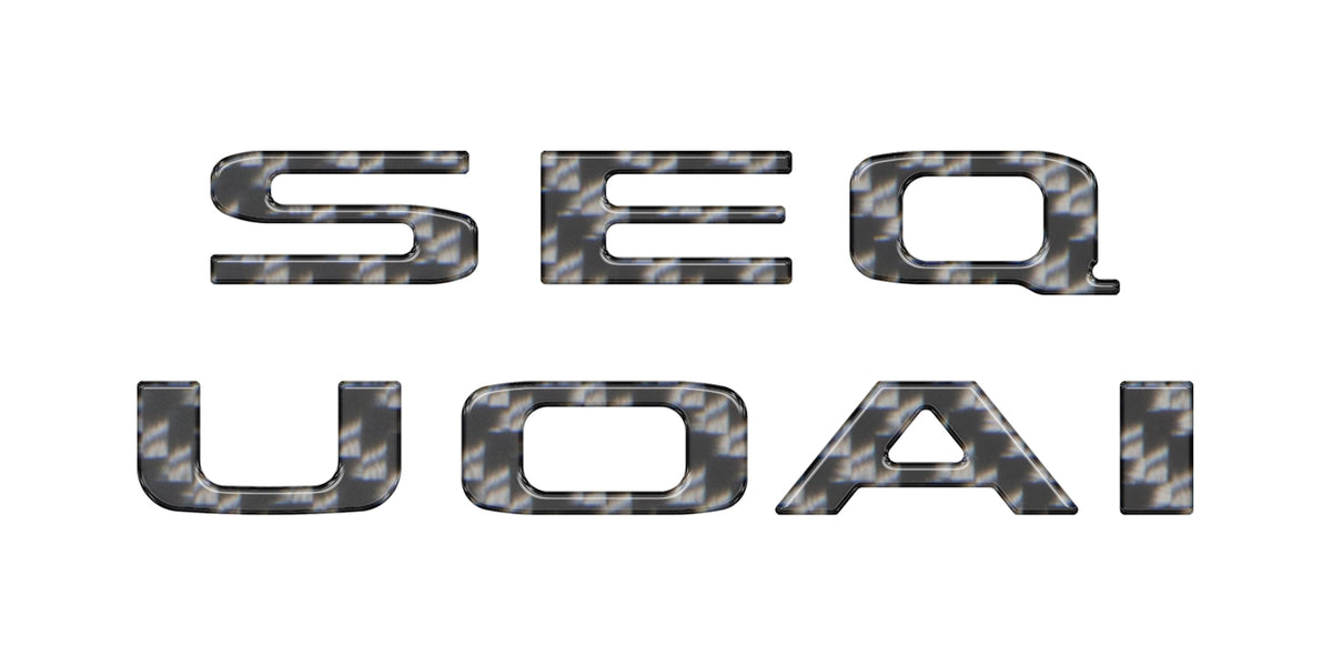 Rear Hatch Letter Overlays Fits 2023-2027 Toyota Sequoia
