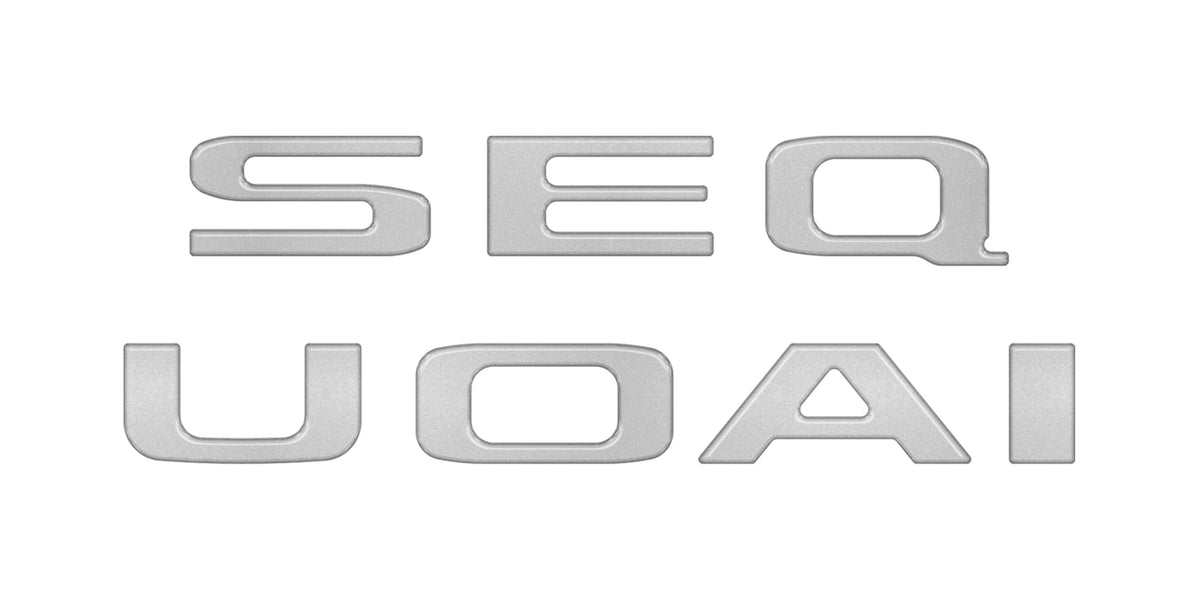Rear Hatch Letter Overlays Fits 2023-2027 Toyota Sequoia