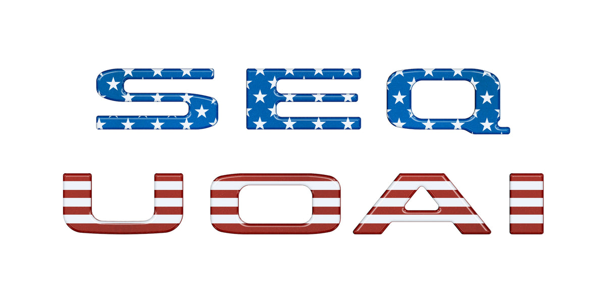 Rear Hatch Letter Overlays Fits 2023-2027 Toyota Sequoia