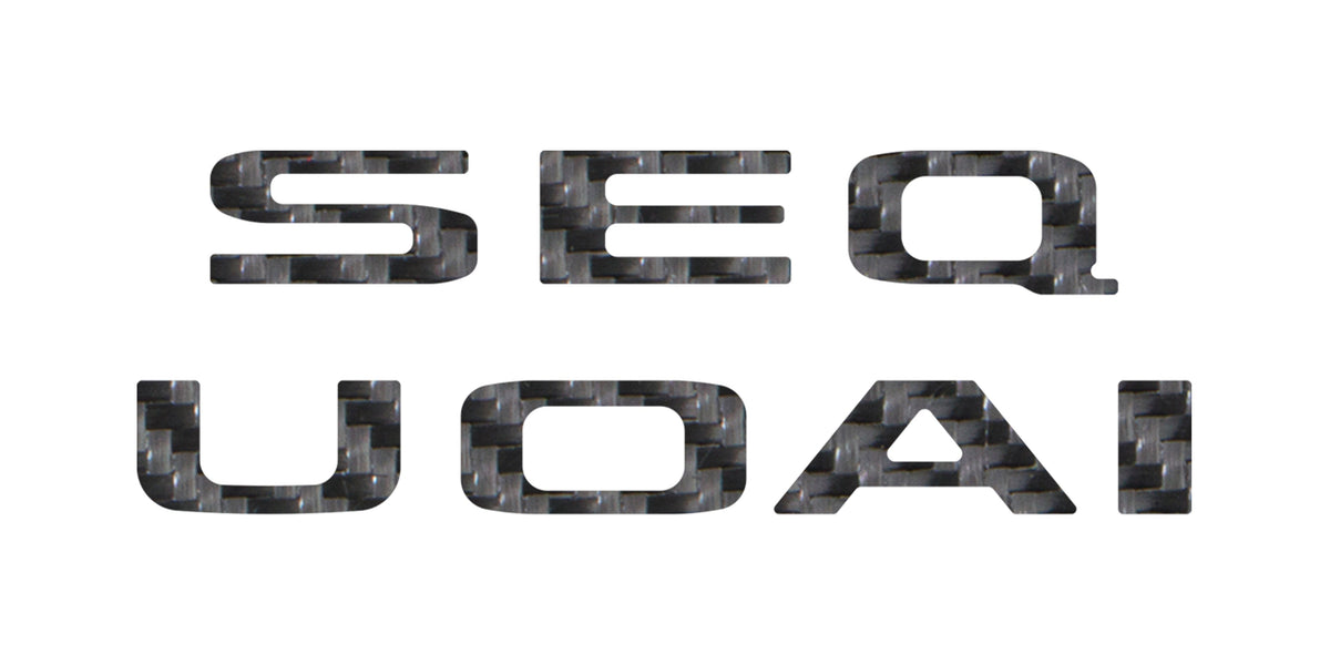 Rear Hatch Letter Overlays Fits 2023-2027 Toyota Sequoia