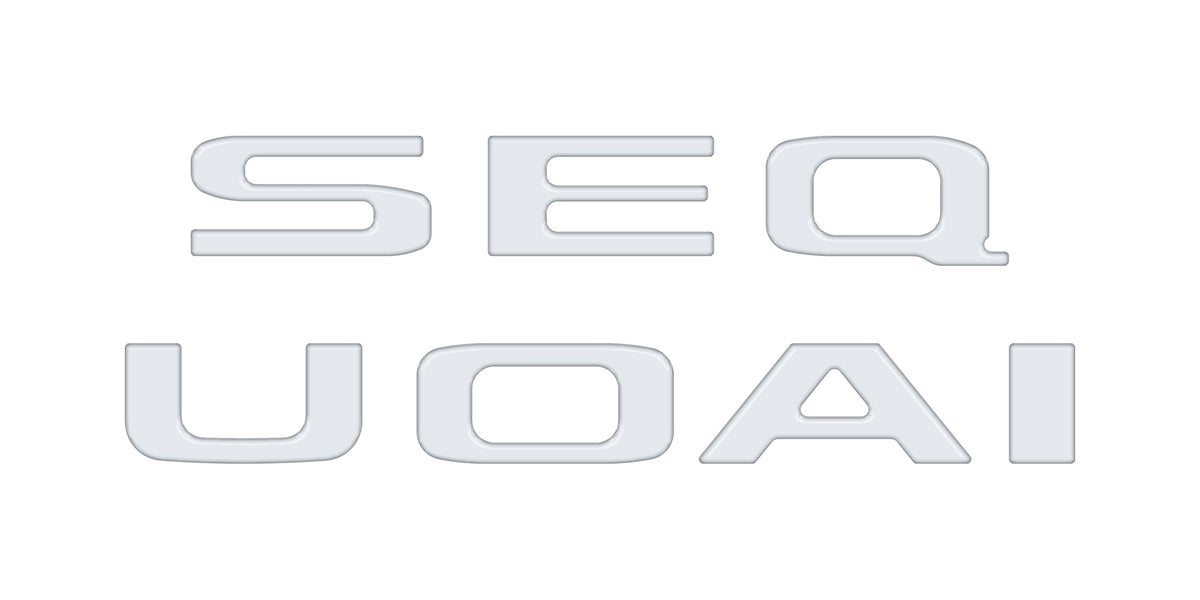 Rear Hatch Letter Overlays Fits 2023-2027 Toyota Sequoia