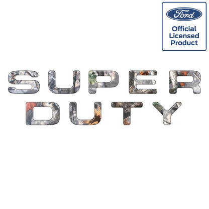 Tailgate Letter Inserts Fits 2008-2016 Ford Super Duty