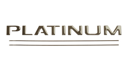 Tailgate Letter and Line Inserts Fits 2017-2019 Ford Super Duty Platinum