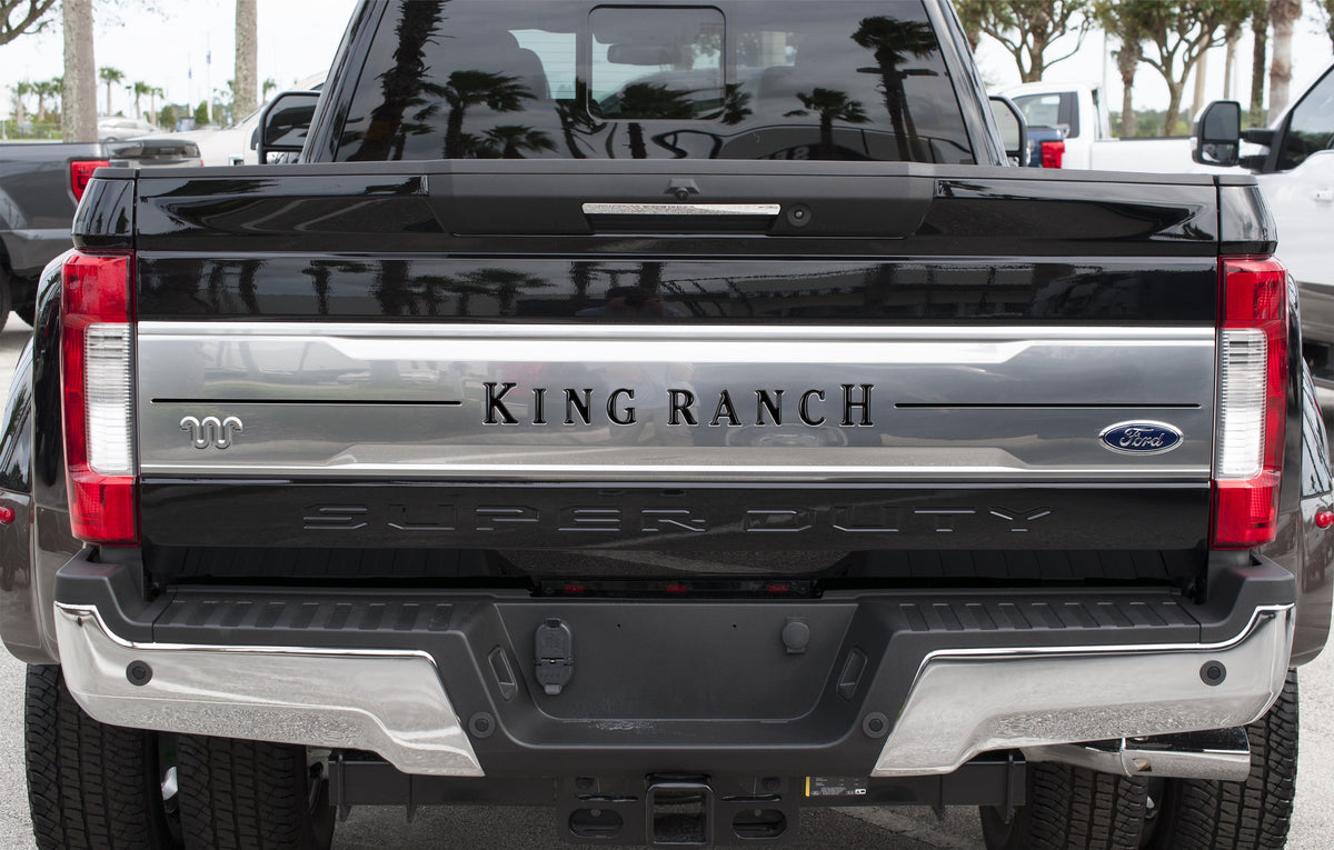 Tailgate Letter Inserts Fits 2017-2019 Ford Super Duty King Ranch