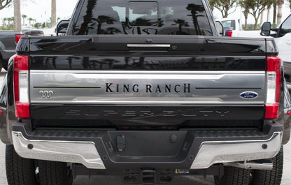 Tailgate Letter Inserts Fits 2017-2019 Ford Super Duty King Ranch