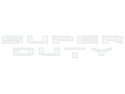 Glove Box Letter Inserts Fits 2017-2022 Ford Super Duty
